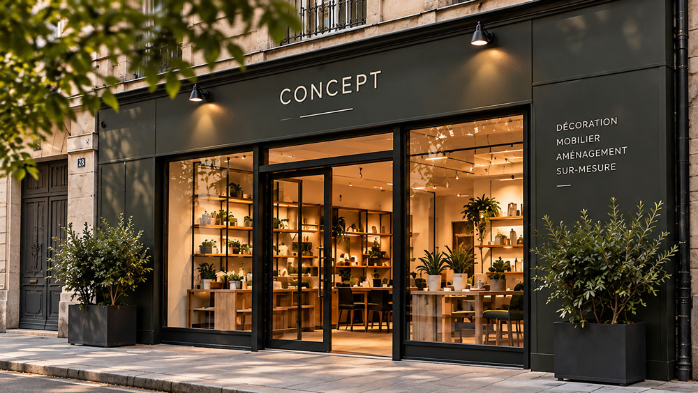 UNE FAÇADE PENSÉE DANS SON ENSEMBLE